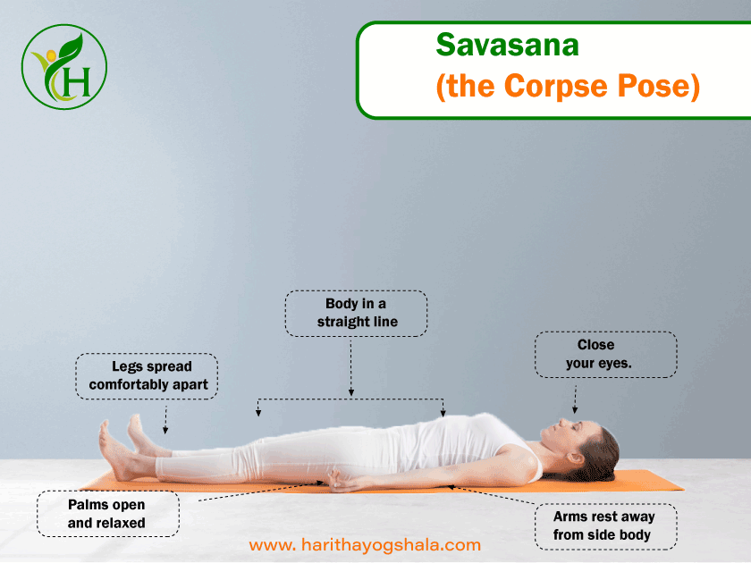  Infographics of Savasana (the Corpse Pose)